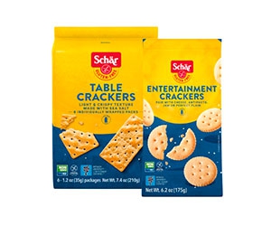 Free box of Gluten Free Crackers from Schär