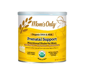 Free Mom's Only Prenatal Support Nutritional Shake Sample
