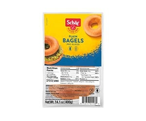 Free pack of Gluten Free Bagels form Schär