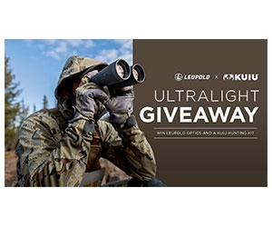 Win Ultralight Hunting Kit Filled With Optics, Camo, And Other Camping Gear
