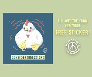 Free Woodstock Farm Sanctuary Sticker