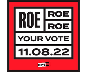 Free ”Roe, Roe, Roe Your Vote” Sticker