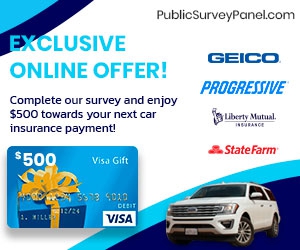 Free $500 Insurance Visa Gift Card