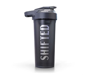 Free 4 Shifted Pre-Workout Mix Sample Pack + Custom USA-made Sports Shaker Bottle