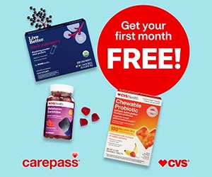 Create a CVS account and try CarePass for FREE for one month