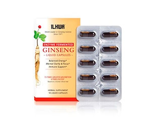 Free Enzyme Fermented Ginseng Liquid Capsules From ILHWA