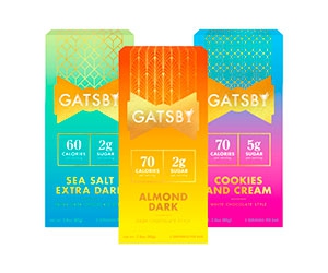 Free Gatsby Chocolate Low-Calorie Chocolate Bar