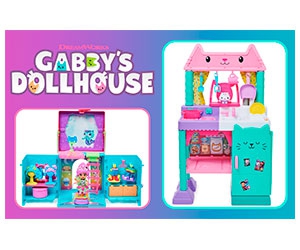 Free Gabby’s Dollhouse Closet and Kitchen TryaBox