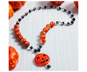 Free Beaded Halloween Necklace & Keychain Craft Kit At Michaels