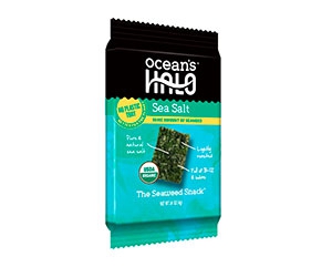 Free Organic Trayless Sea Salt Seaweed Snacks 20-Pack Case