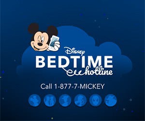 Free Disney Hotline Goodnight Message From Disney Characters