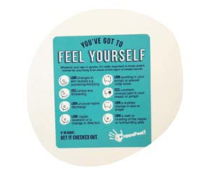 Free Coppafeel Vinyl Shower Sticker