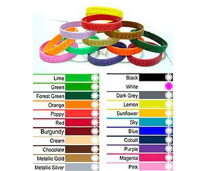 Free Homemade Crafts Respect Silicone Bracelet