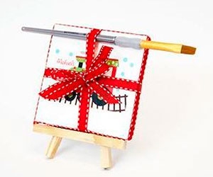 Free Mini Canvas Easel Gift Card Holder Craft Kit At Michaels