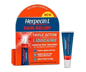 Free Herpecin L Cold Sore Pain Relief Gel