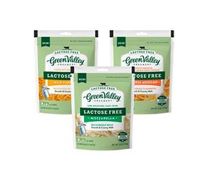 Free Lactose-Free Cheese Shreds From Green Valley Creamery
