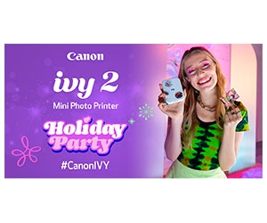 Free Canon IVY 2 Mini Photo Printer + Photo Paper
