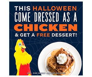 Free Dessert On Halloween From Cotton Patch