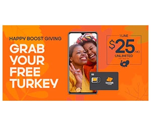 Free Turkey From Boost Mobile