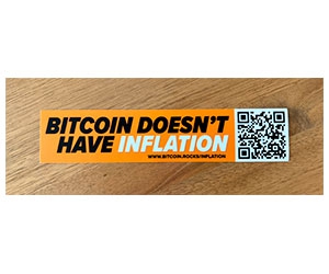 Free Bitcoin Sticker