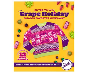 Win Grape Holiday Sweater