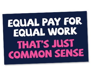 Free "Equal Pay For Equal Work" Sticker