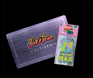 Free JokeTown Back To 90's Air Freshener x5 Pack