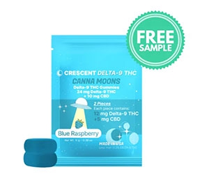 Free Crescent Canna THC Gummies Sample