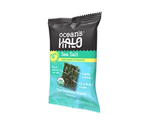 Free Seaweed Snacks From Ocean's Halo