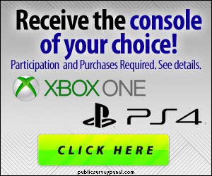 Free PlayStation 4 or XBOX One