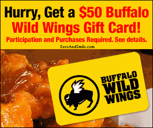 Free $50 Buffalo Hot Wings Gift Card