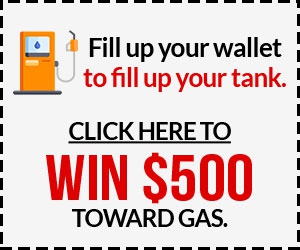 Win $500 Towards Fuel