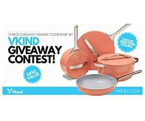 Free Ultimate 12-piece Caraway Nonstick Ceramic Cookware Set From VKind