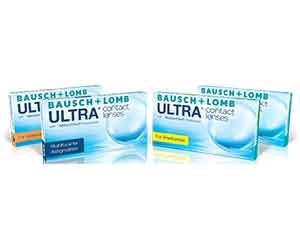 Free Bausch + Lomb Ultra Contact Lenses 1-Month Trial