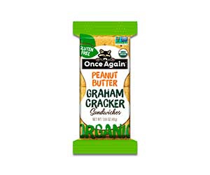 Free Peanut Butter Graham Cracker Sandwiches - Organic, Non-GMO Cracker Snacks