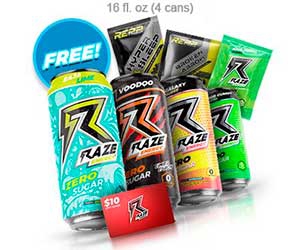 Free Repp Sports Raze Energy Drink 4-Pack