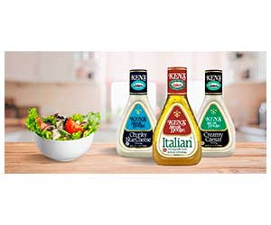 2 Free Bottles of Ken's Dressings and Marinades