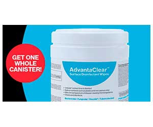 Free AdvantaClear Surface Disinfectant Sample