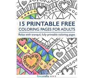 Free 15 Printable Free Coloring Pages for Adults eBook