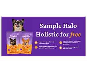 Free Halo Holistic Dog Food Sample