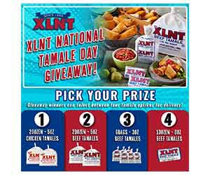 Free XLNT Foods National Tamale Day Giveaway 2023