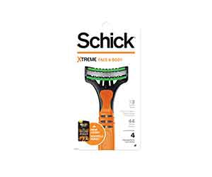 Schick Xtreme3 Face & Body Disposable Razors for Men, 4 CT at CVS Only $6.99 (reg $9.29)