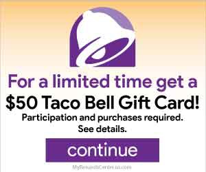 Free $50 Taco Bell Gift Card