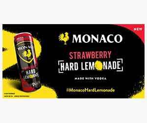 Free Monaco Strawberry Hard Lemonade & Stickers