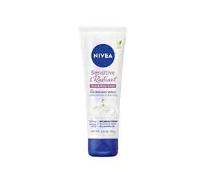 NIVEA Sensitive and Radiant Face and Body Cream, 6.8 OZ at CVS Only $4.89 (reg $6.99)