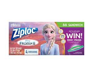 Ziploc Brand Sandwich Bags - Disney's Frozen 2 - 66ct at Target Only $4.49 (reg $5.29)