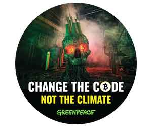 Free Greenpeace USA Sticker