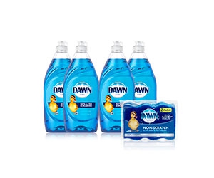 Free 4-Pack of Dawn Ultra Liquid Dish Soap & Sponge Set after Cash Back (New TCB Members!)