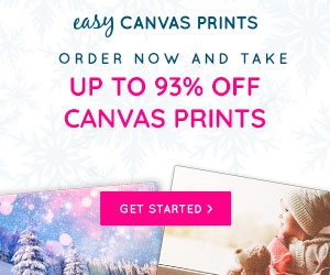 Purchase UNLIMITED canvases for 93% OFF each from Easy Canvas Prints