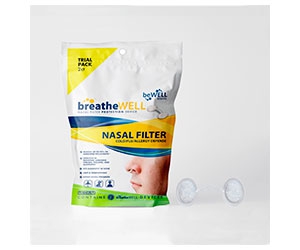 Free BreatheWELL Filtered Nasal Dilator Sample